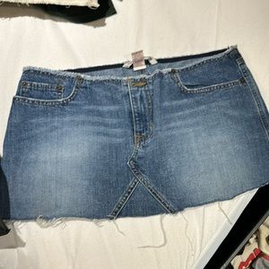 Vintage Abercrombie Jean Skirt size 8